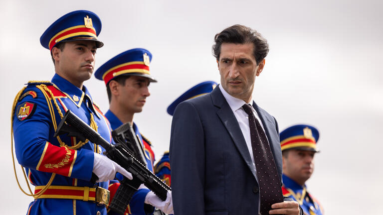 Eagles of the republic George in parade